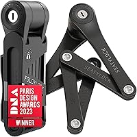 Vista 1 de Seatylock FoldyLock Mini Candado Plegable para Bicicleta - Candado de Bicicleta Ligero Patentado de Servicio Pesado - Protector Antirrobo con Llave