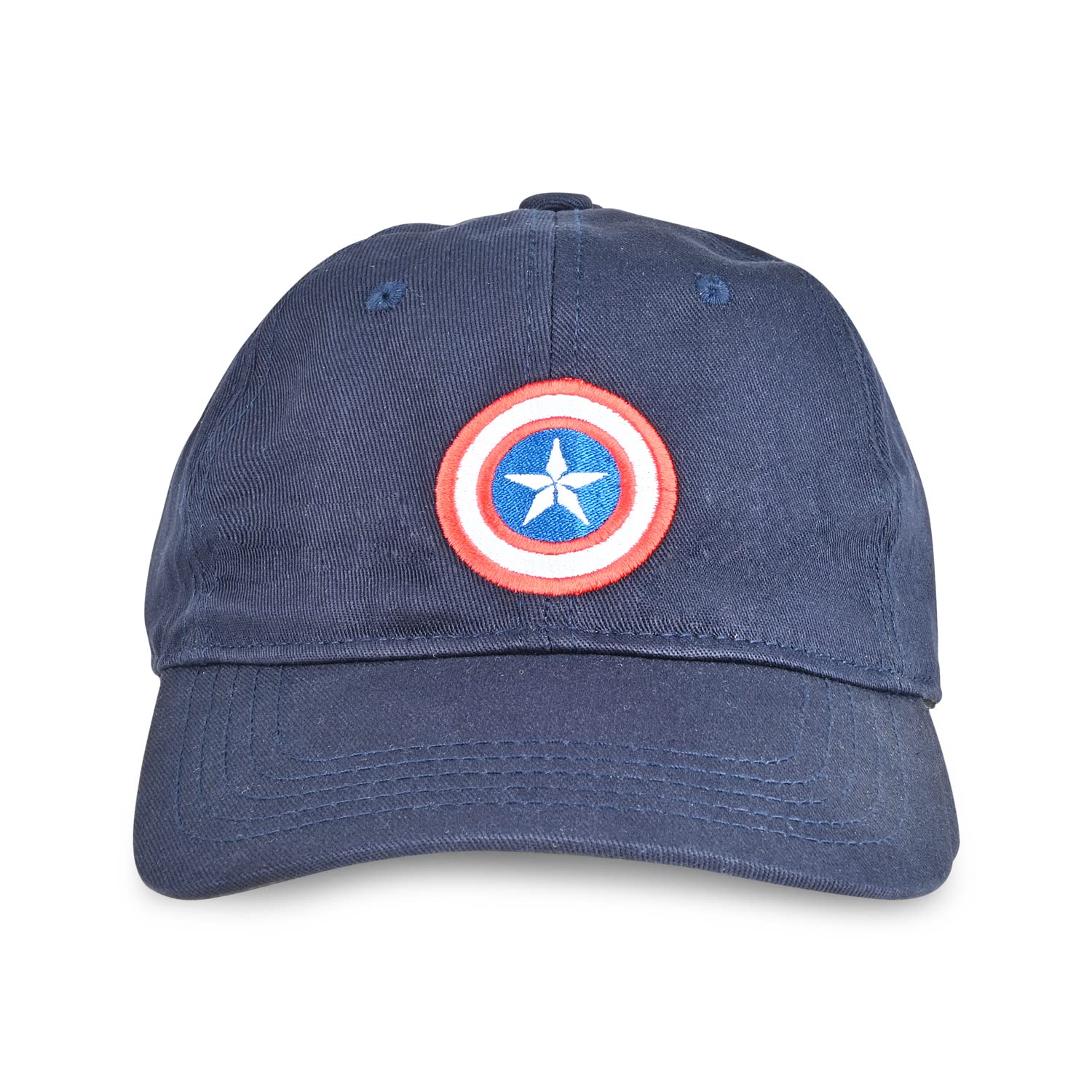 MarvelBoys Captain America Graphic Printed Blue Caps