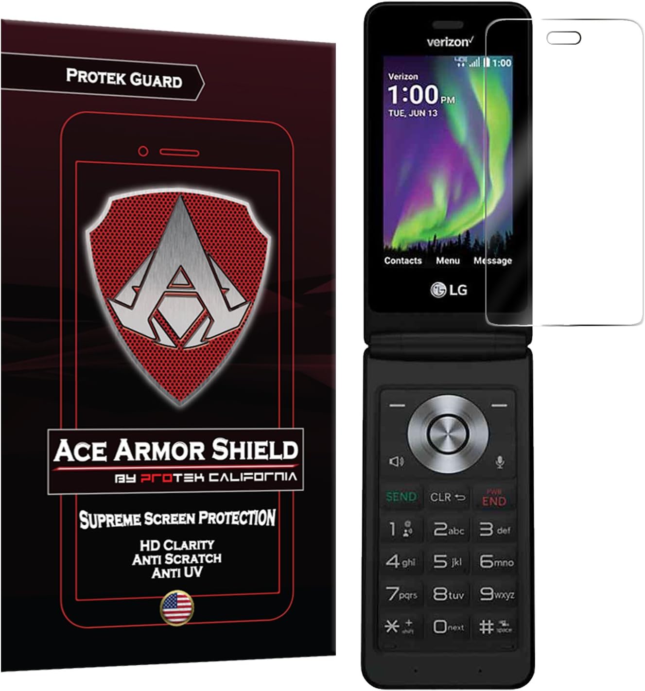 Amazon.com: Ace Armor Shield Protek Guard Screen Protector for The LG ...
