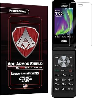 Ace Armor Shield Protek Guard Screen Protector for The LG Exalt LTE with Free Lifetime Replacement Warranty