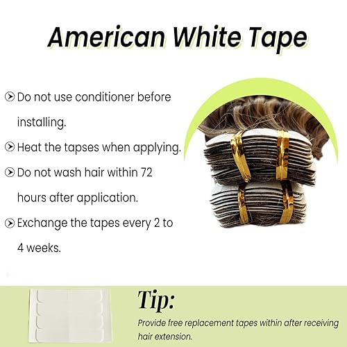 Miniatura 4 de Extensiones de cabello humano con cinta adhesiva, extensiones de cabello rizado náutral para mujer, extensiones de cabello rizado Jerry, extensiones