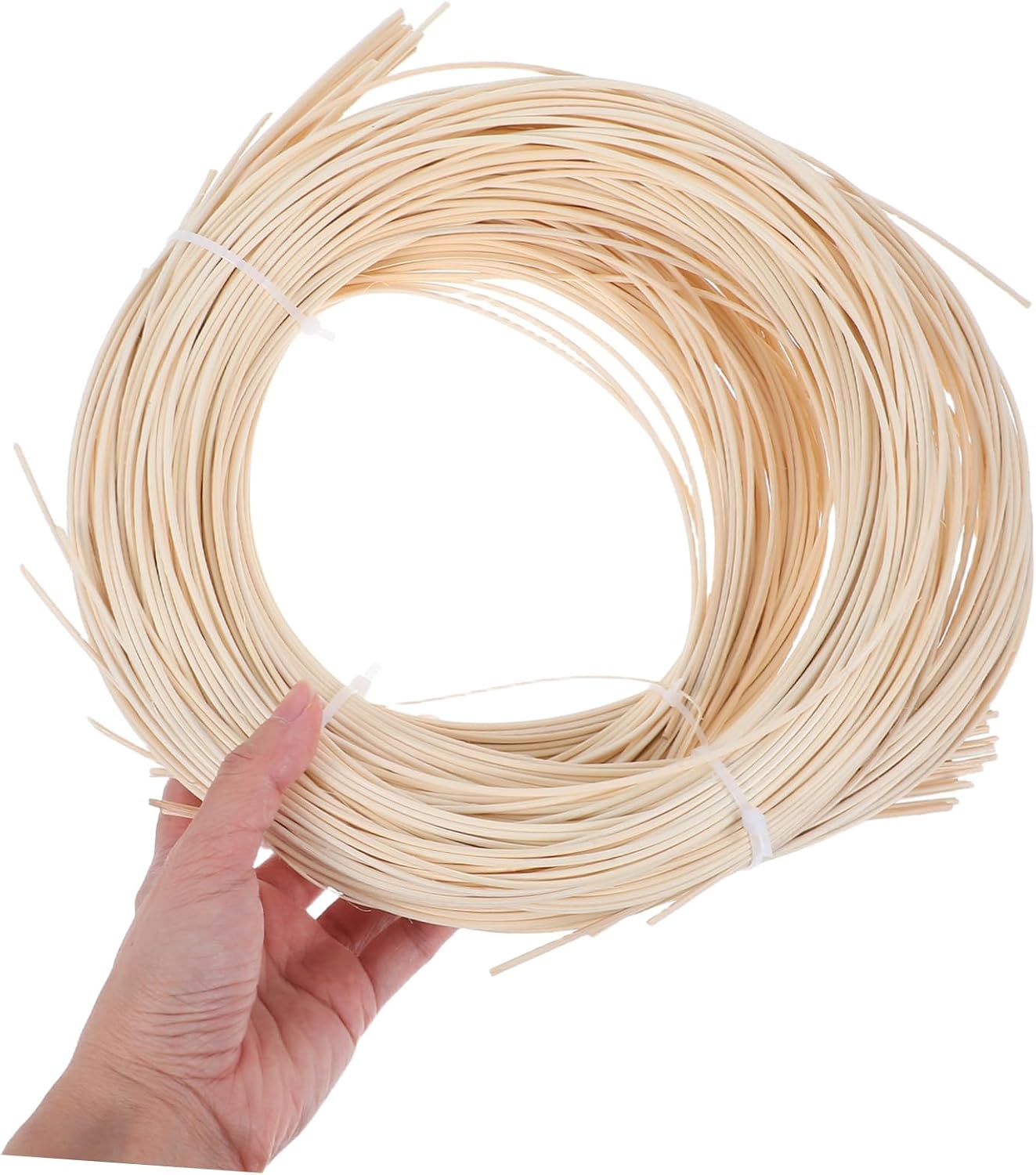1 Roll Beige Wood Cane Rattan Chair Repair Material for Patio Furniture