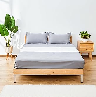 GroundingWell Grounding Sheet, Fits All Bed Sizes, Organic Cotton + Silver Fiber, 20" x 104"