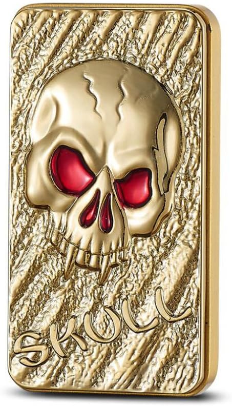 Skull lighter Creative Luxury electronic Cigarette Lighter Flameless USB rechargeable