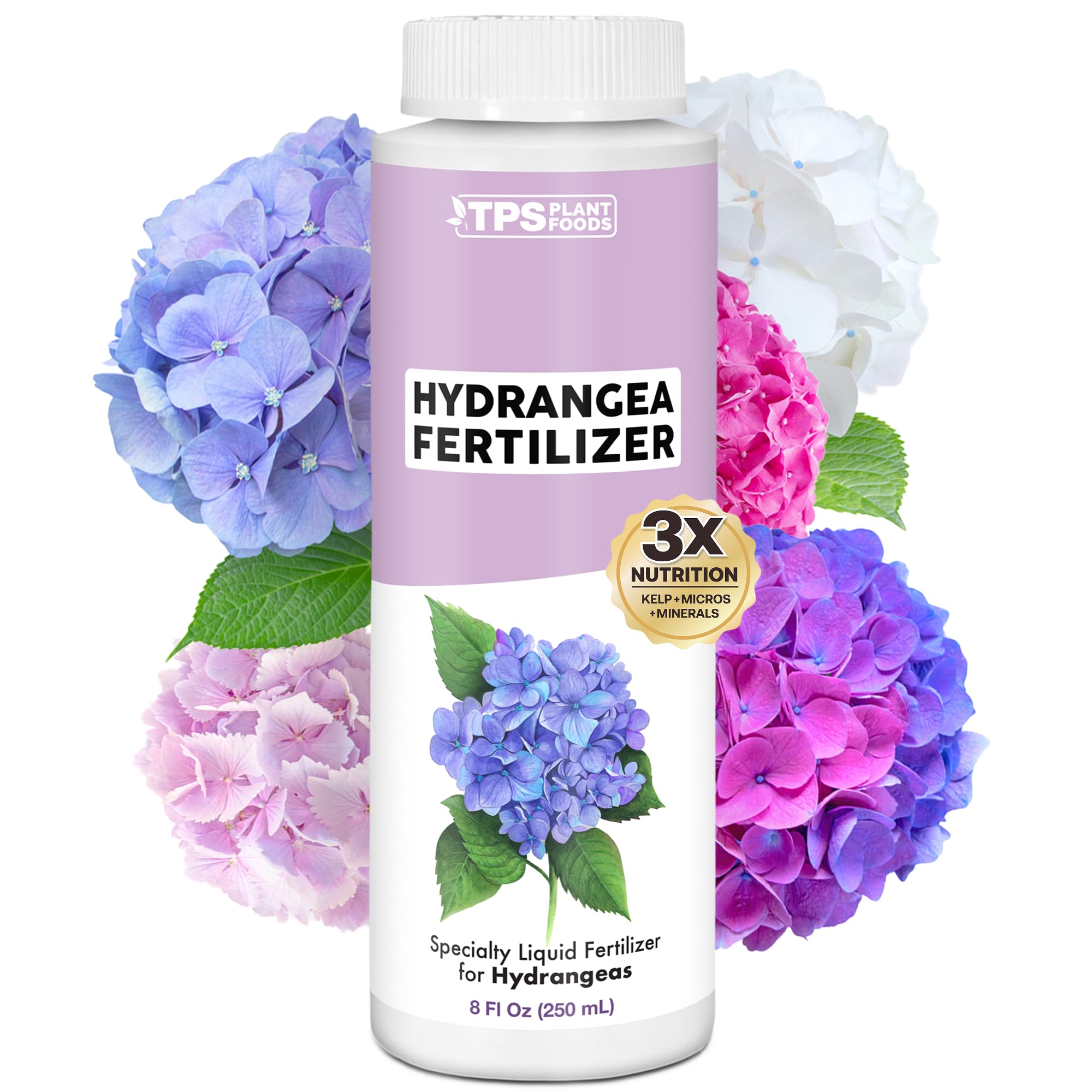Hydrangea Fertilizer – Liquid Plant Food for Bigger Blooms, 8 oz 8 fl oz