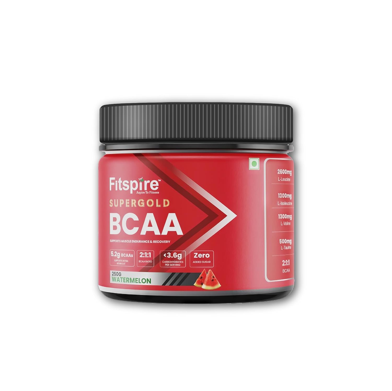 Fitspire Super Gold BCAA For Men & Women 5.2g BCAAs in 211 Ratio