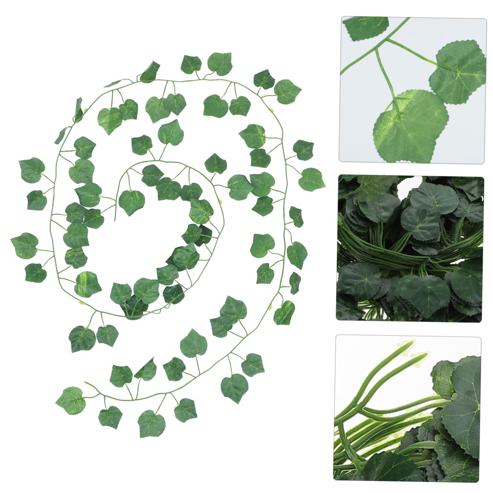Cabilock 2 Set Rattan Artificiale Foglie Artificiali Fake Plants Ghirlanda Di Vite Rampicante Pianta Artificiale Foglie Di Vite Di Edera Vite Di Edera Artificiale Plastica 12 Pezzi * 2