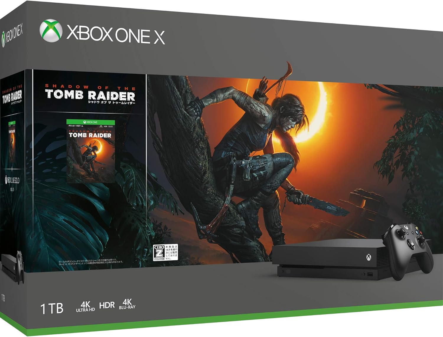 大人気 【中古】Xbox One (CYV-00111) 同梱版 トゥームレイダー ザ 