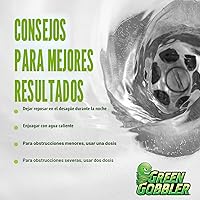 Vista 9 de Green Gobbler Disolvedor de obstrucciones de drenaje Potente abridor de drenaje líquido y removedor de obstrucciones de inodoro Seguro