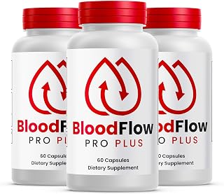 (3 Pack) Blood Flow Pro Plus Capsules, BloodFlow Pro Advanced Blood Support Supplement for Circulation and Stable Levels, Offical Blood Flow Reviews (180 Capsules)