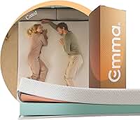 Colchão Casal Emma One Light - 138x188x18cm, Colchão de Espuma com 2 Camadas, Firmeza Ideal, Suporte Corporal, Conforto e Frescor, 100 Noites de Teste, 10 Anos de Garantia