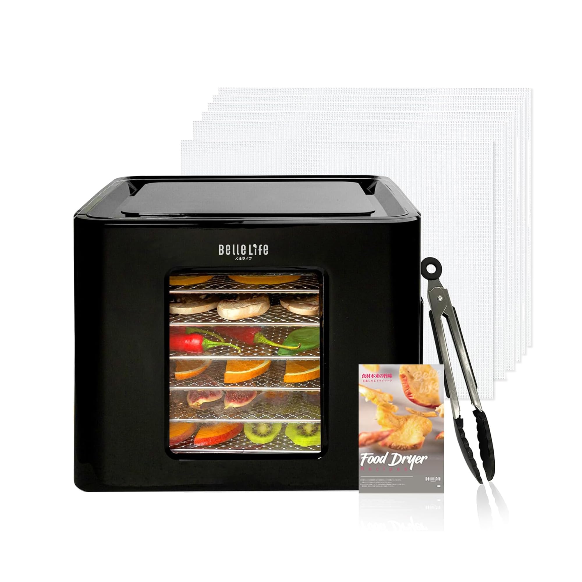 【新品】BelleLife フードドライヤー 食品乾燥機BLF-400DLS Amazon.co.jp: フードドライヤー Bellelife 食品乾燥機 野菜乾燥機ド