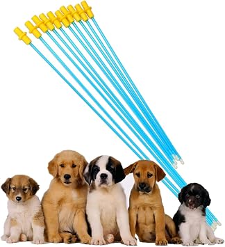 50PCS Dog Insemination Catheter Disposable Artificial Insemination Cones Canine Breeding Breeding Catheter Tube Semen Collection Bag for Livestock Dog Pig Sheep Canine,40CM