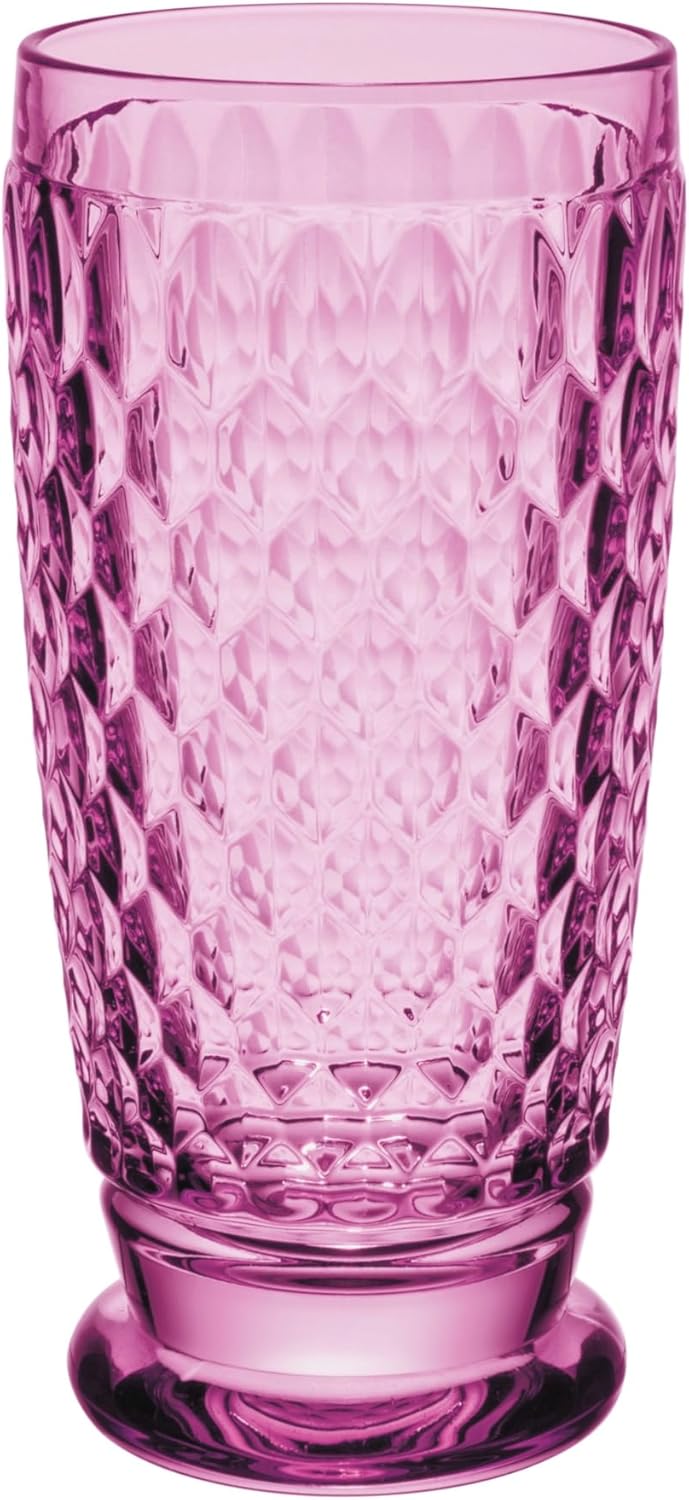 Villeroy & Boch Boston Berry Highball/Tumbler Set of 4, Made in Germany