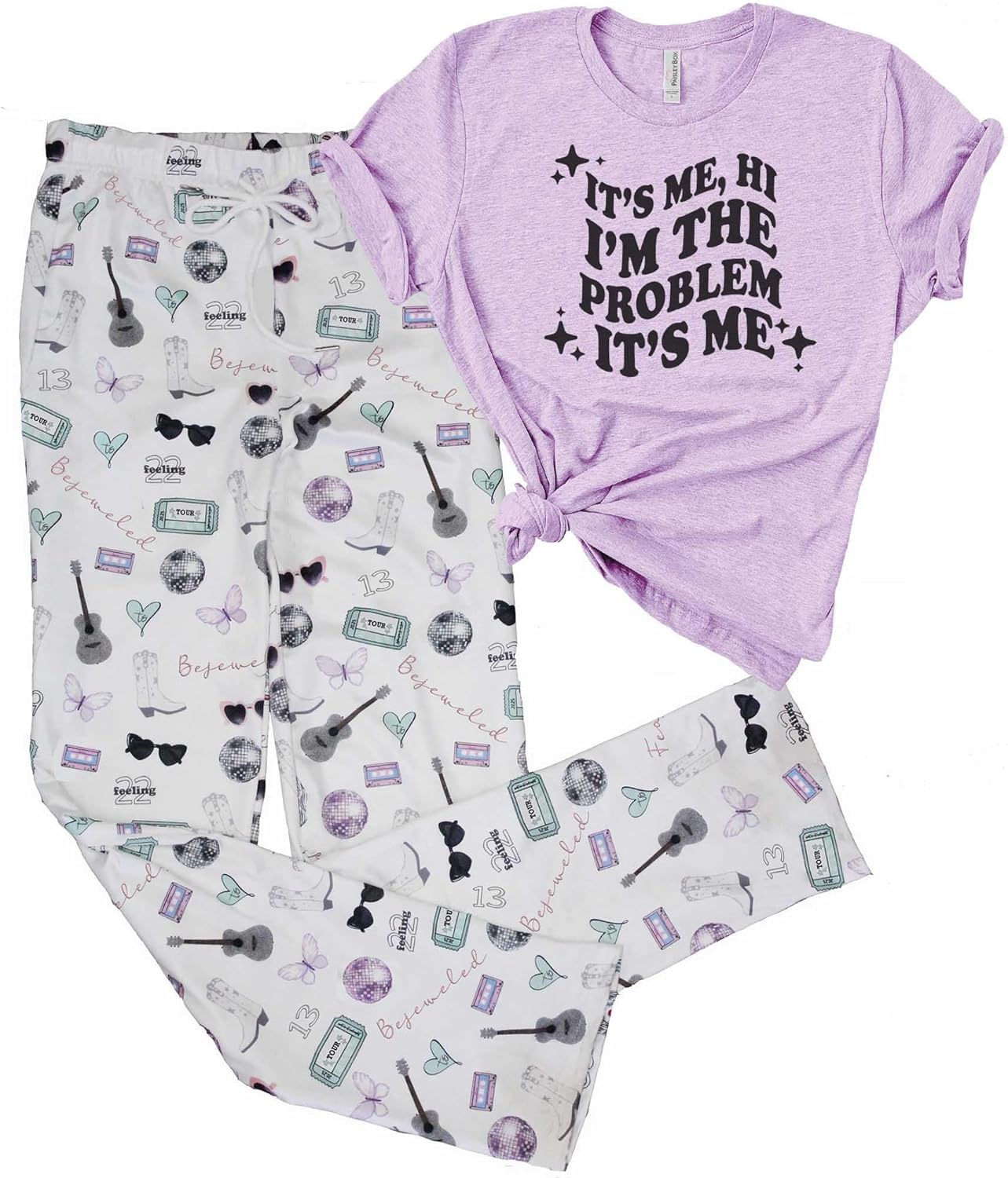 The Paisley Box Pajamas for Women – Pop Star PJ Pants, Pop Star PJ Set