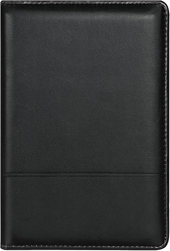 Miniatura 2 de Carpeta Junior Padfolio Carpeta A5 con bloc de escritura de 5 x 8 pulgadas y bolsillo interior de almacenamiento, organizador ejecutivo de negocios