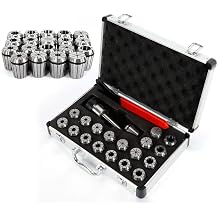 Collet Chuck 21 Pieces Precision Collet MT2 ER32 M10 Spring Collet 1-20 mm Collet Set