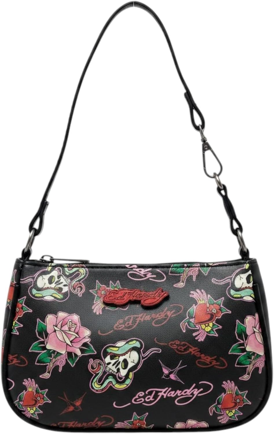 ED HARDY Women's Wristlet with Versatile Strap | Convertible Strap