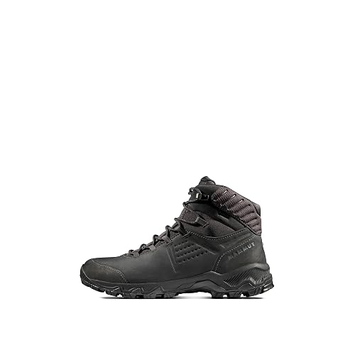 Mammut Mercury IV Mid GTX Men | Wanderschuhe für Herren, Wasserdichte Trekkingschuhe, Outdoor Wanderstiefel, Gore-Tex Bergschuhe, Mit Vibram Sohle, Atmungsaktiv | Black, 8
