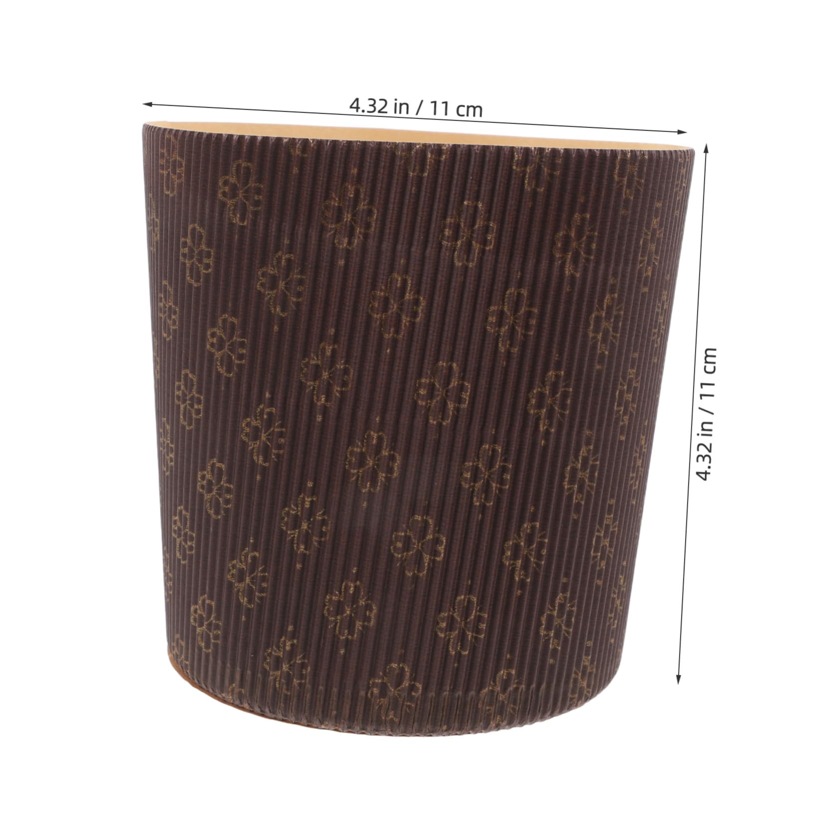 Capacillos de Papel Marrón para Panettone, 25 Piezas | Papel, Uso Doméstico y Panaderías, Aptos para Horneado, Diseño Elegante y Práctico