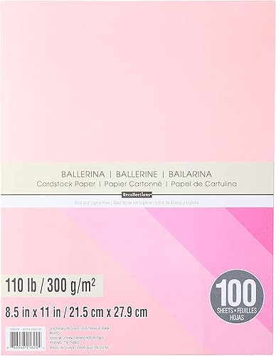 Vista 22 de Recollections - 100 hojas de papel de cartulina de 8.5 x 11 pulgadas, color crema, sin ácido ni lignina, para álbumes de recortes, artes