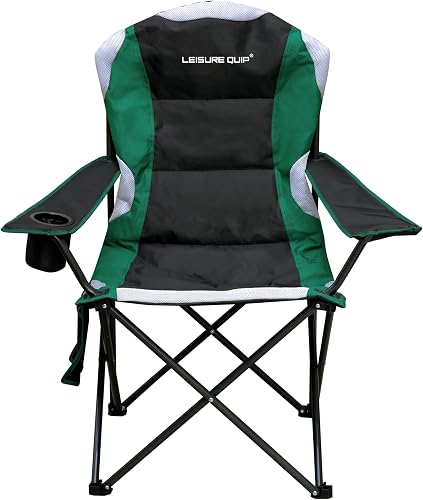 Leisure Quip Bushveld Padded Camping Chair, Green