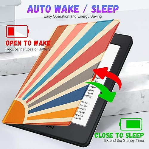 Miniatura 4 de Uppuppy Funda para Kindle Paperwhite de 11. generación de 6.8 pulgadas 2021Paperwhite Signature Edition Linda para mujeres, niñas, adolescentes y