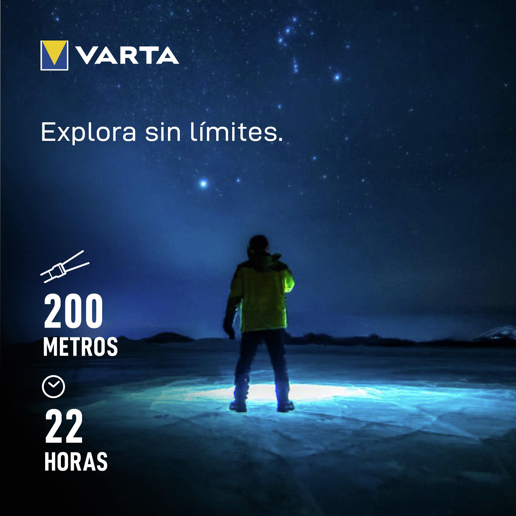 VARTA Linterna Táctica LED recargable, Night Cutter Pro F20R tactical, para exteriores y hogar, 1000 Lúmenes, resistente al agua IP67, aluminio de aviación, enfoque preciso y cordón