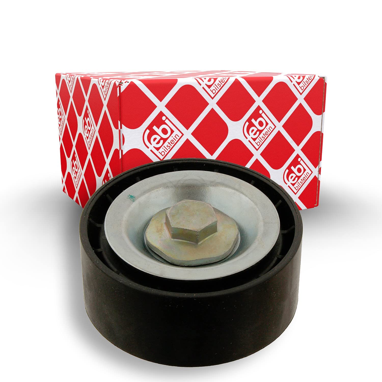 febi bilstein 30168 Idler Pulley for auxiliary belt, pack of one