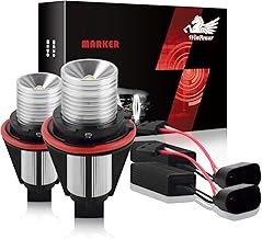 WinPower 2X 5W Angel eyes Feux de position ampoules 6000K blanc pour E87 E39 E60 E61 E63 E64 E65 E66 E83 E53, etc.