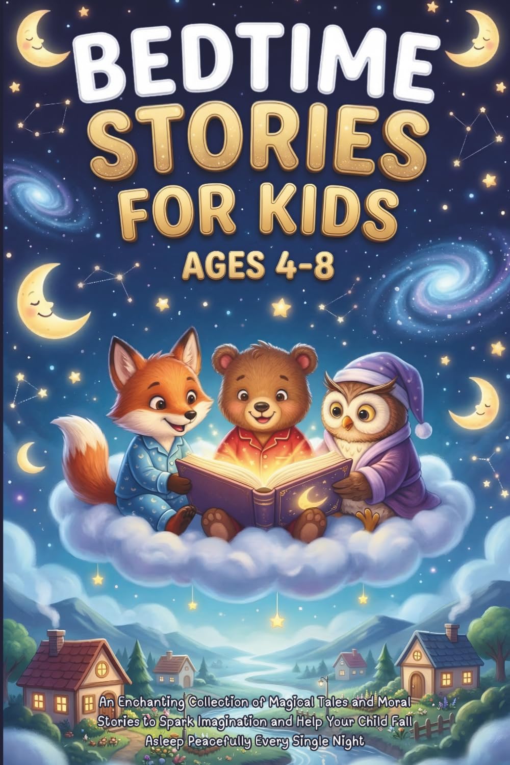 Bedtime Stories for Kids Ages 4-8: An Enchanting Collection of Magical Tales and Moral Stories to Spark Imagination and Help Your Child Fall Asleep Peacefully Every Single Night