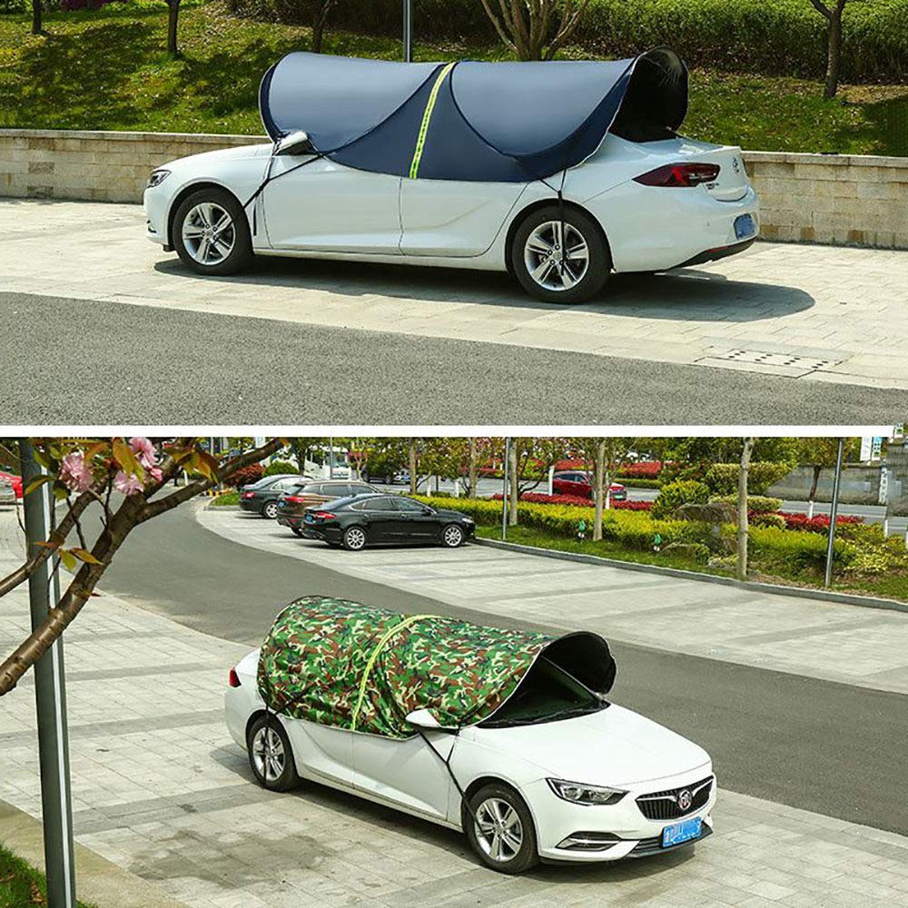 BâChe Voiture Exterieur Housse De Protection Oxford Couverture ImperméAble Auto, Housse De Protection De Voiture BâChe ImperméAble à L’Eau Et éTanche à La PoussièRe Protection,Green