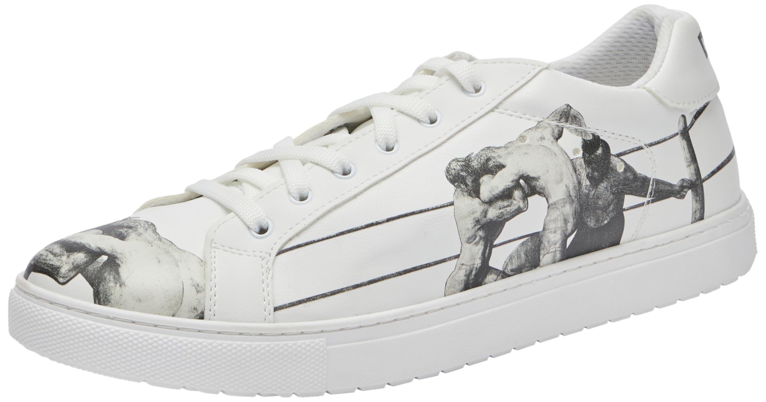 DOGO Ace Sneakers Men, White, 8 UK