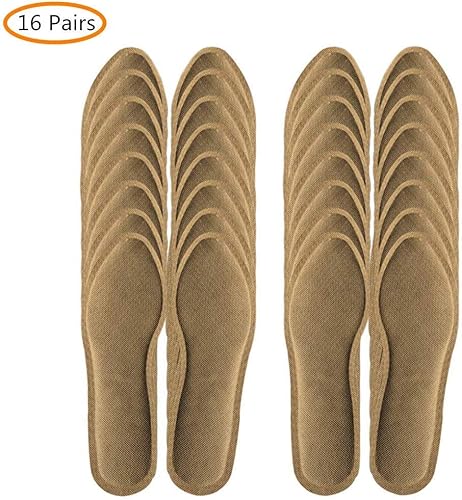 Miniatura 10 de WORLD-BIO Calentadores de pies con plantilla desechable de 7101640 pares, proporcionan 12 horas de calentamiento, calentador activado por aire