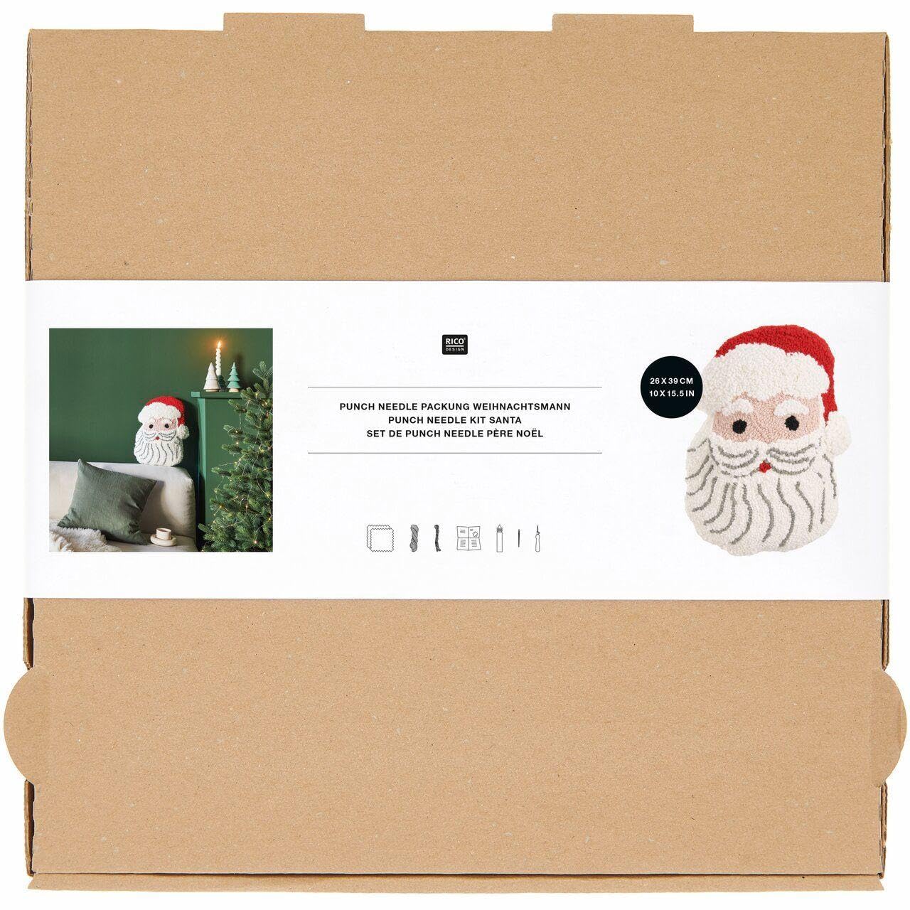 Punch Needle Packung, Weihnachtsmann