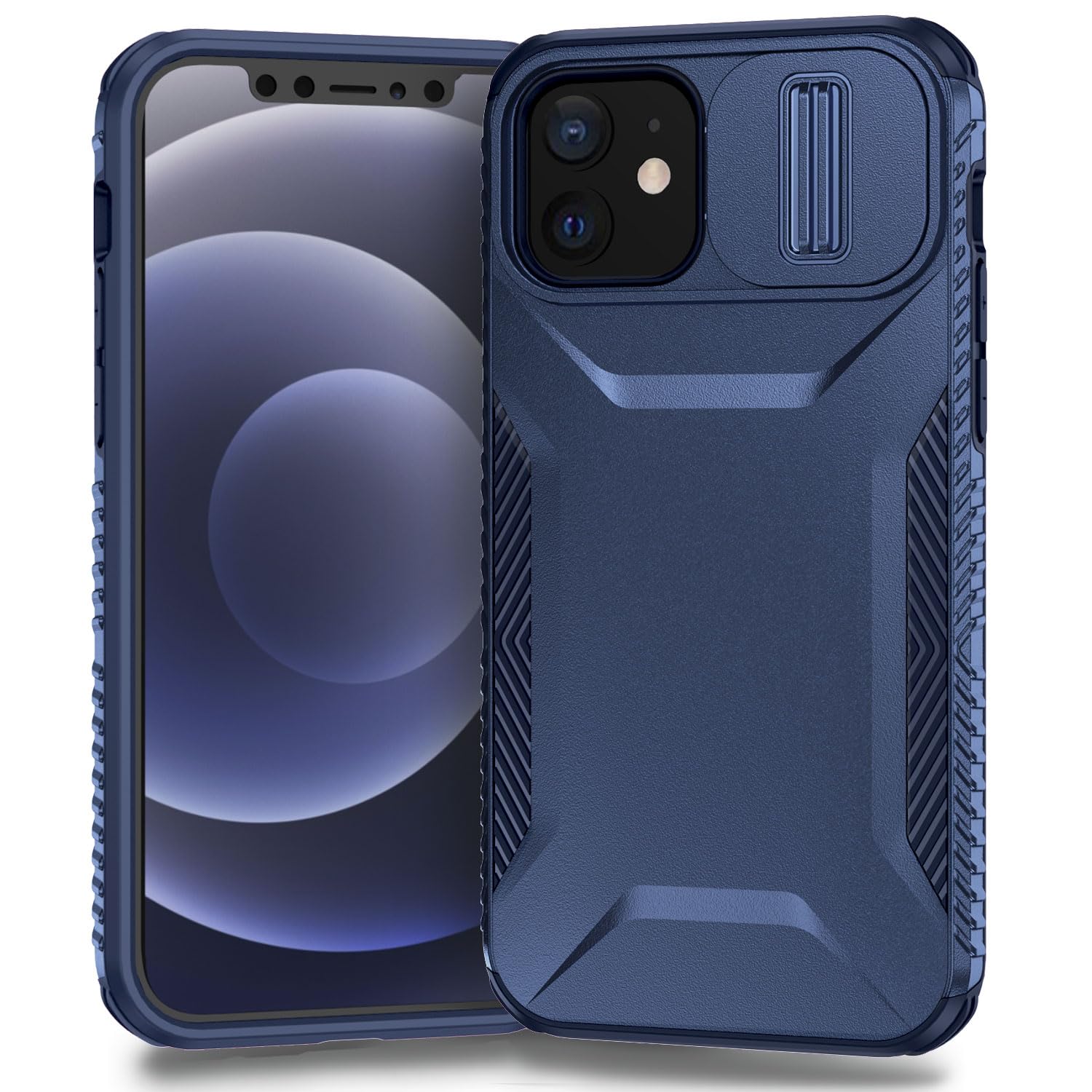 Coque iPhone 13 Mini antichoc de qualité militaire avec protection caméra