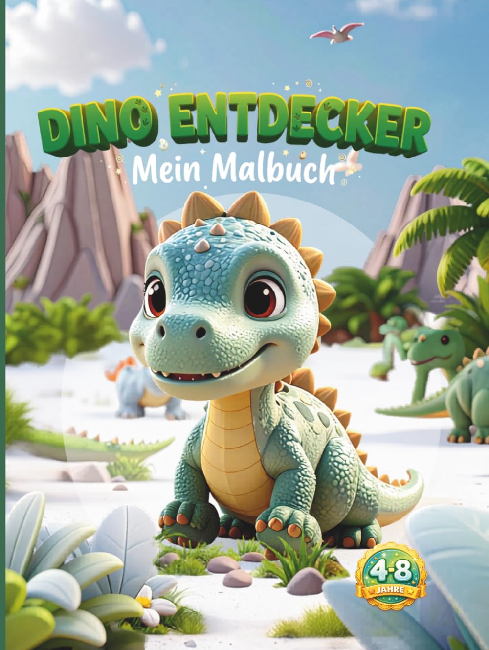 Dino Entdecker Main Malbuch