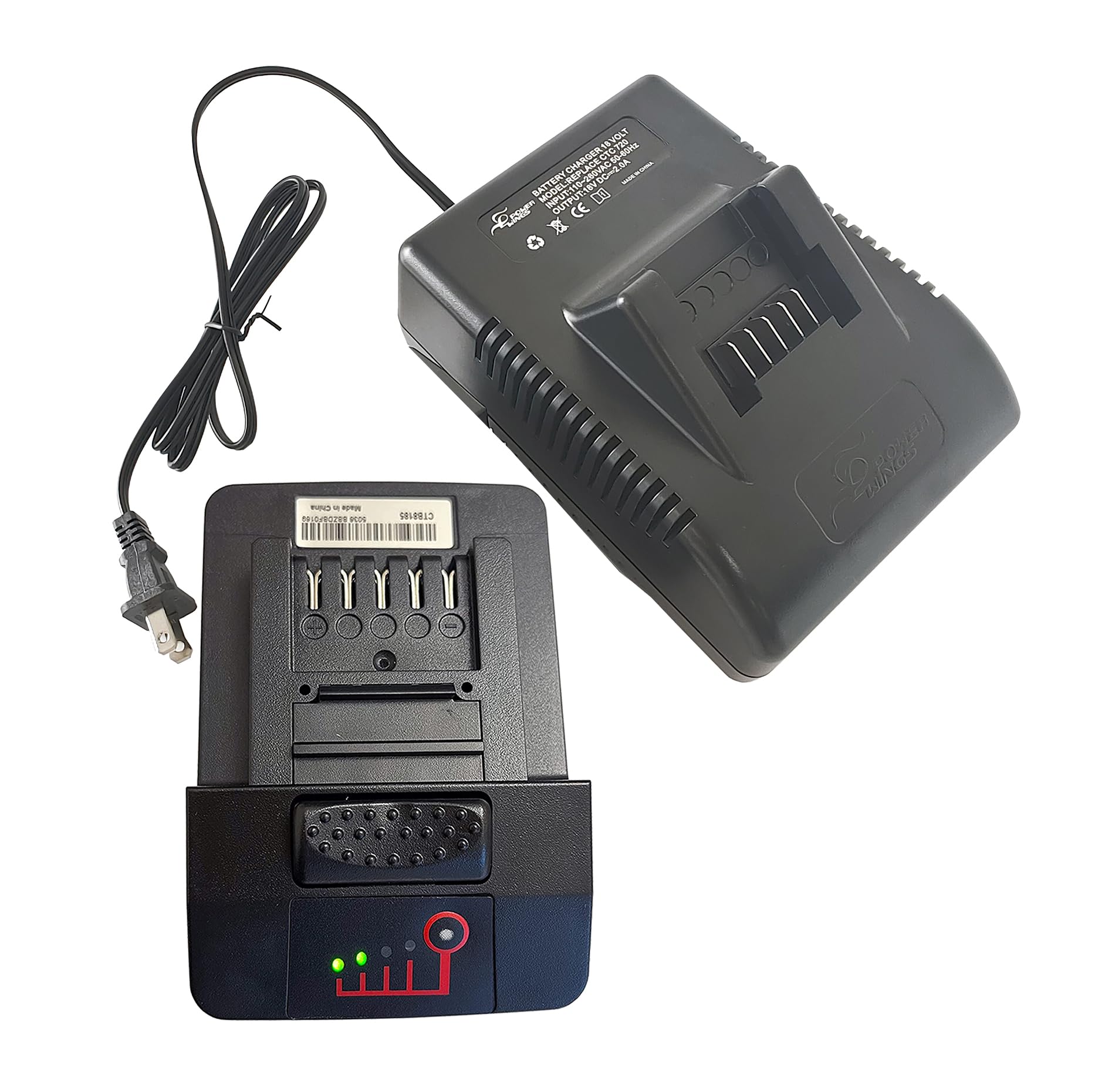 TF-POWER® CTB8185 CTB7185 Battery 18V 4.0Ah 72Wh and CTC720 Charger, Replace for Snap on CTB8185 CT7850 CTR7850H CTL7850 CTB7185 CTB8187 CT8810 CT8815