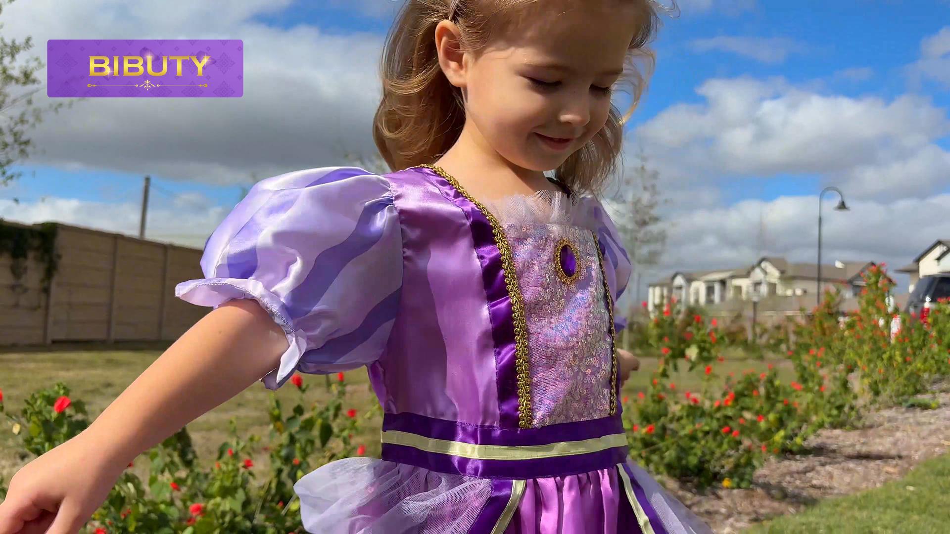 Disfraz de princesa para niñas de 3 a 6 años miniatura 7