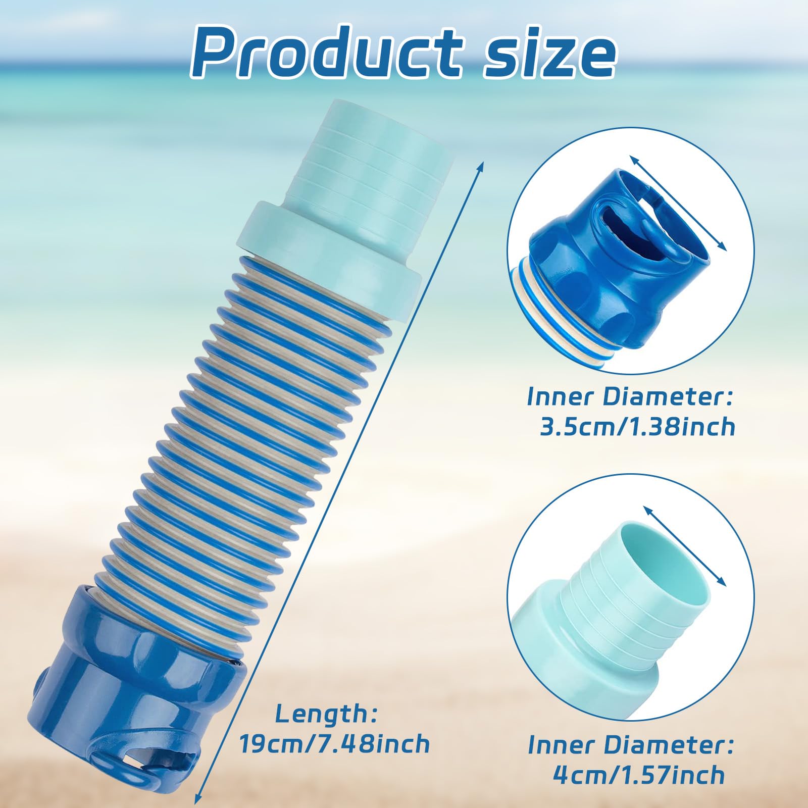 Adattatore per tubo di aspirazione per piscina Zodiac MX6 MX8 Adattatore per tubo di aspirazione per piscina
