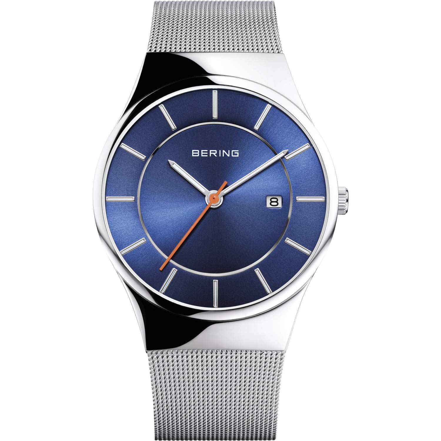 BERINGMen Analog Quartz Classic Collection Watch with stainless steel Strap and Sapphire Crystal 12939-007