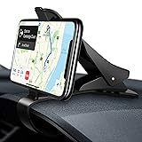 Cual es el Mejor Soporte para Móvil de Coche 3 Eono Soporte Móvil Coche, Pinza Fuerte de Base Titular Vehícul, HUD Soporte Móvil GPS, Compatible con iPhone 12/13/ 14 Plus Pro Pro MAX, Samsung, HTC, LG etc