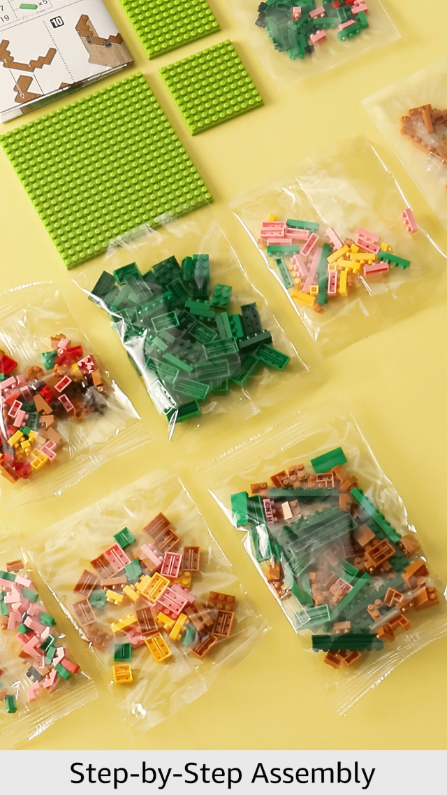 Nanoblock Kirby Dream Land – Set Da Costruzione Sights To See Collection | 380 Pezzi, Livello Difficoltà 3, Altezza 8,4 Cm, Giapponese Kawada - 5