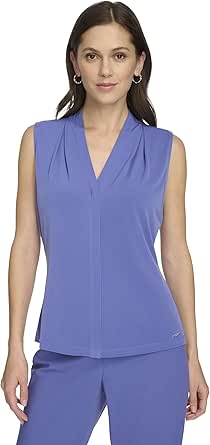 Blusa Sin Mangas Neineiwu Mujer - Cuello En V Y Ajuste Holgado | Tejido Suave Elástico | Perfecta Para Verano Y Oficina