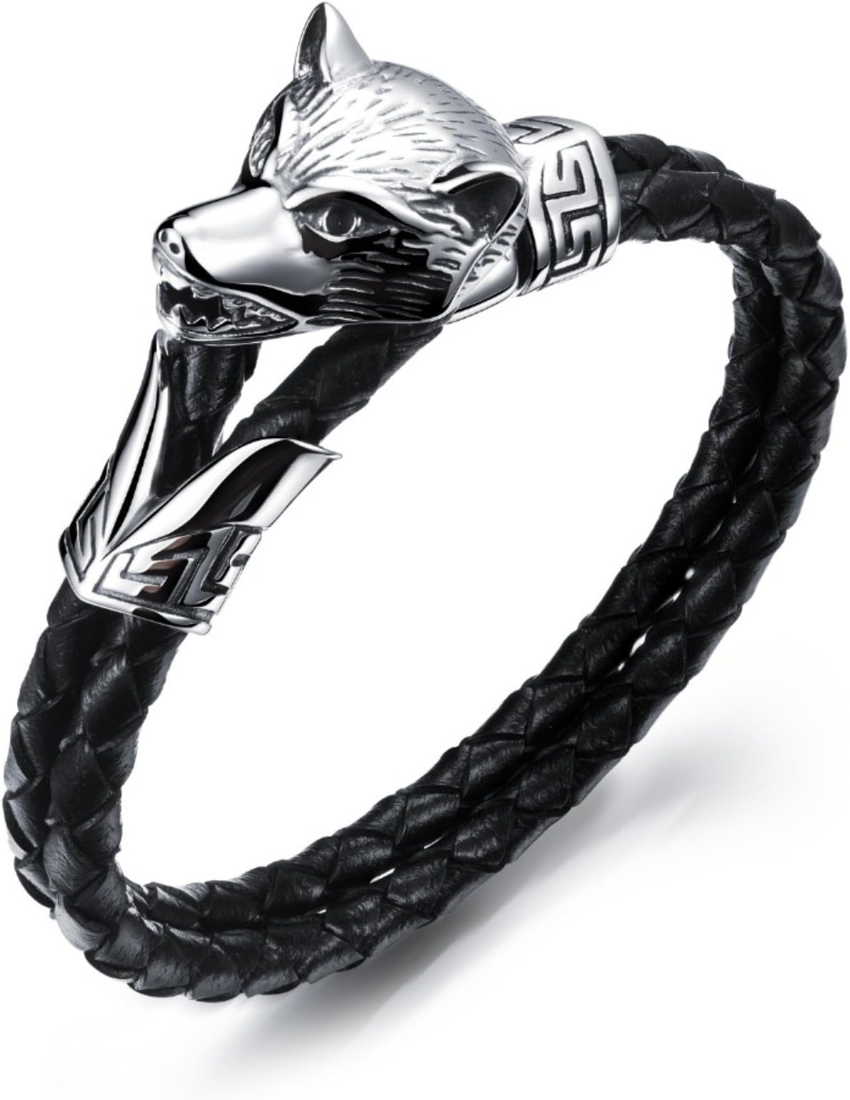 Alpha Beast Bracelet - John Snow Collection by Savoir London - Genuine Leather & Stainless Steel