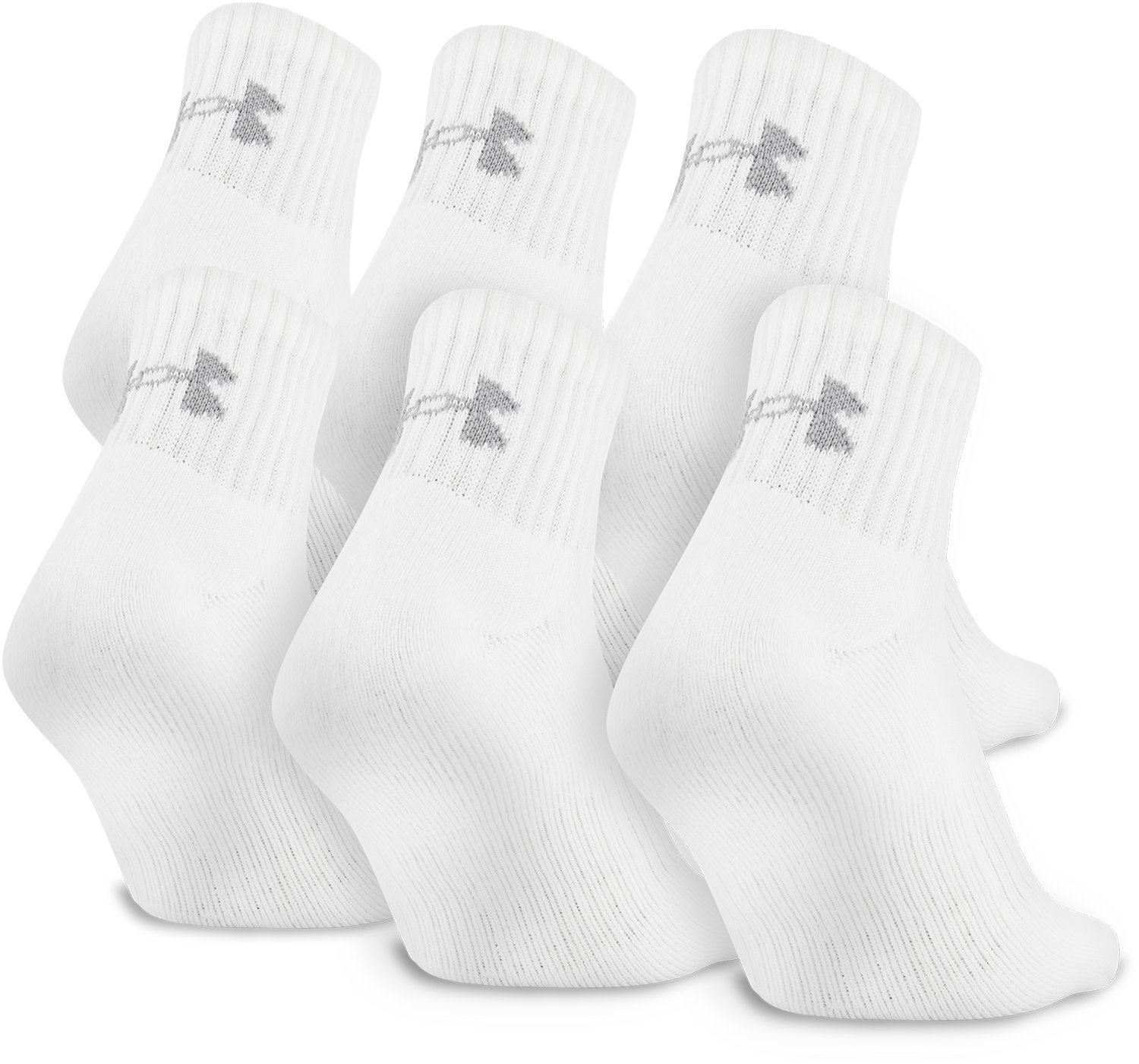 Under Armour Męska bawełna Ua Charged 2 czwarte (6 sztuk)