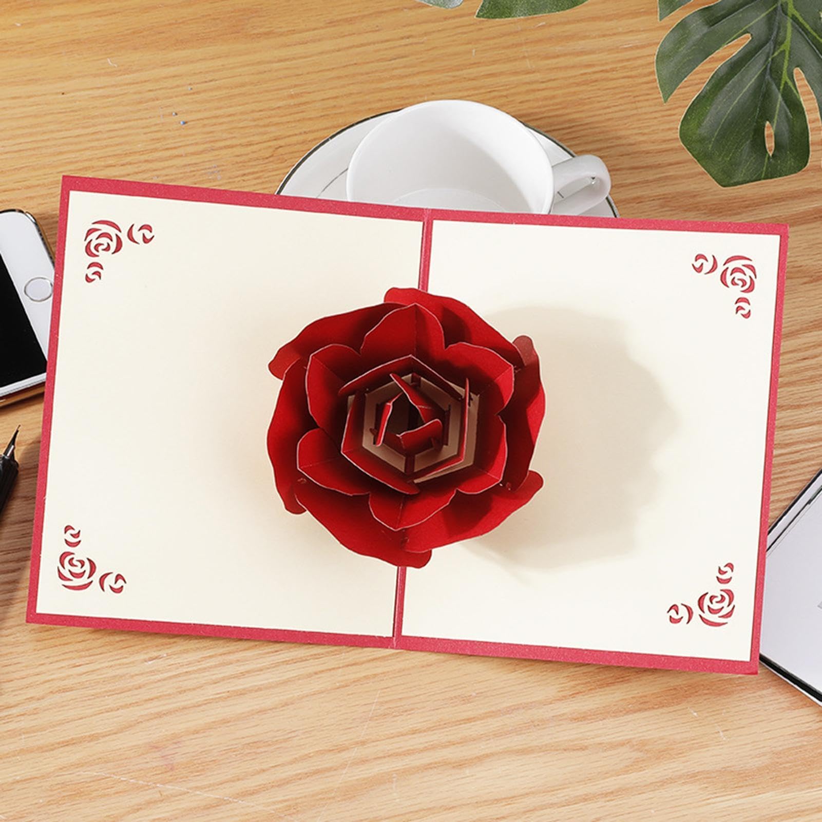 Kartka Z Pozdrowieniami Na ?lub,Kartki Z Pozdrowieniami Kwiat - Karta zaproszenie na ?lub,Z kopert? Zaproszenia ?lubne Kartki z ?yczeniami Papercraft dla Babci
