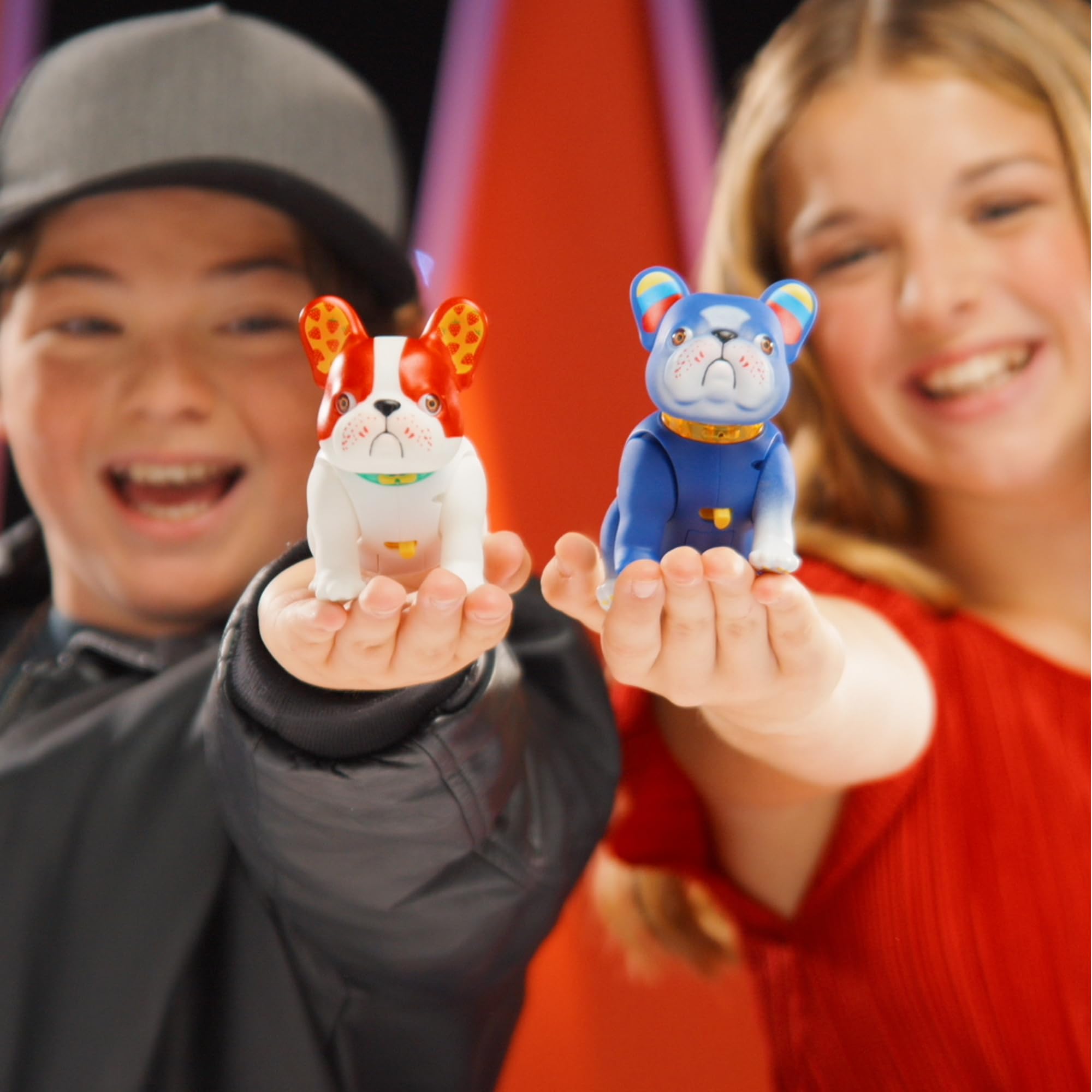 Rocco Giocattoli Kibo Love, Bulldog Francese Interattivo, per Bambini dai 5 anni in su, Due Modalià di Gioco
