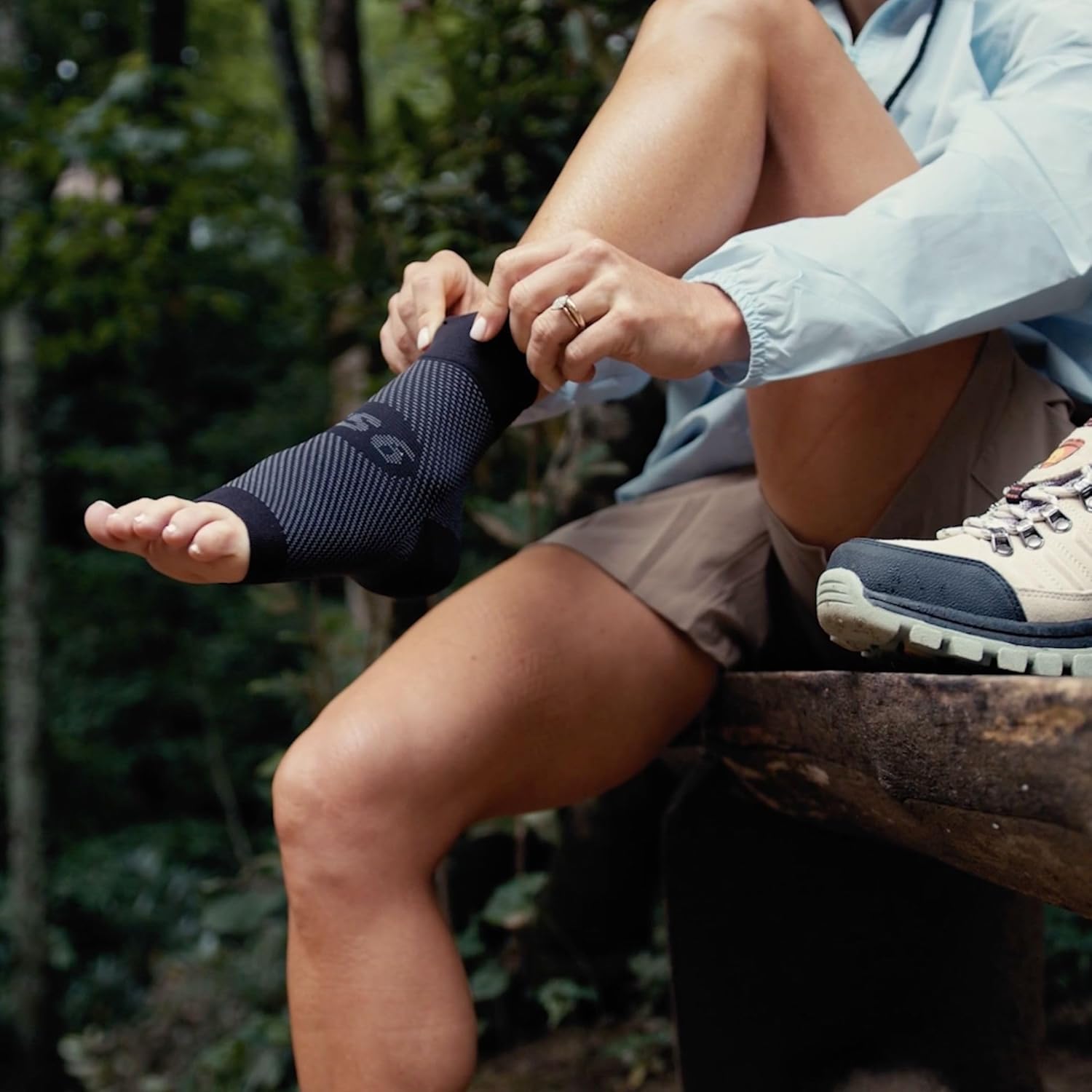 OrthoSleeve FS6 Foot Bracing (Single Sleeve) treats Plantar Fasciitis, Achilles Tendonitis and relieves heel pain in a soft, moisture-wicking fabric - Image 7