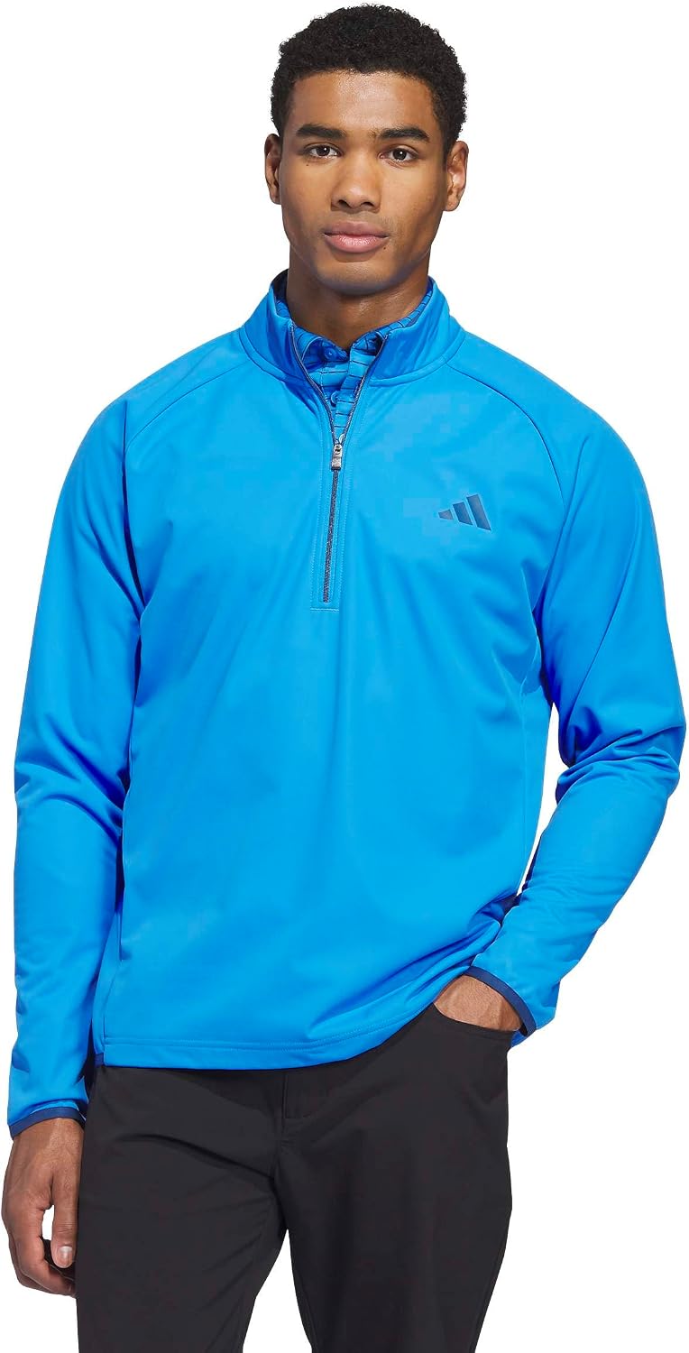 adidas Mens Ultimate365 Durable Water Repellent Wind Quarter-Zip
